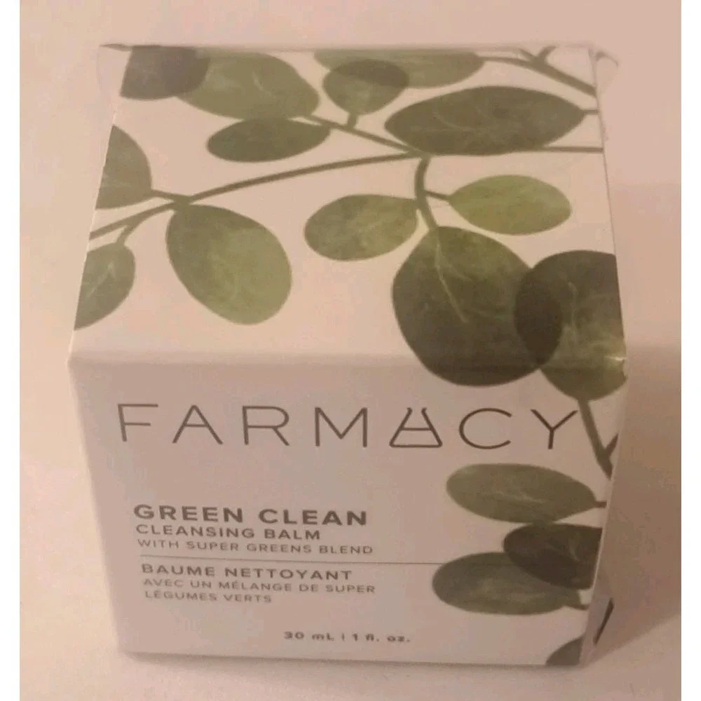 Farmacy Green Clean Cleansing Balm Super Greens Blend 1oz 30ml NIB - Picture 2 of 4